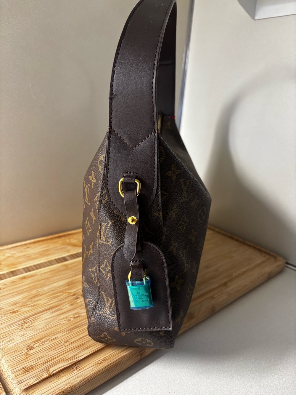 Brand New !! Brown Monogram Canvas Shoulder Bag Read 👇 - Picture 3 of 5